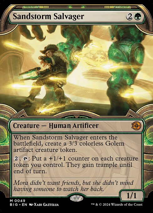 Sandstorm Salvager - The Big Score Mythic Card