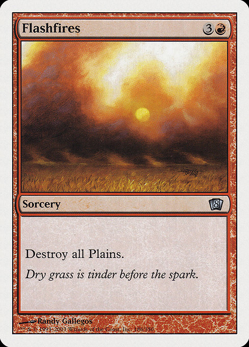 Flashfires - Eighth Edition Uncommon Card