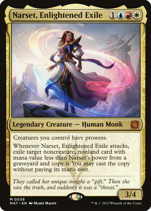 Narset, Enlightened Exile - March of the Machine: The Aftermath Mythic Card