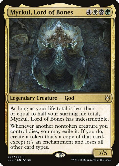 Myrkul, Lord of Bones - Commander Legends: Battle for Baldur's Gate Rare Card