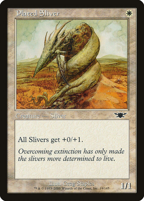 Plated Sliver - Legions Common Card