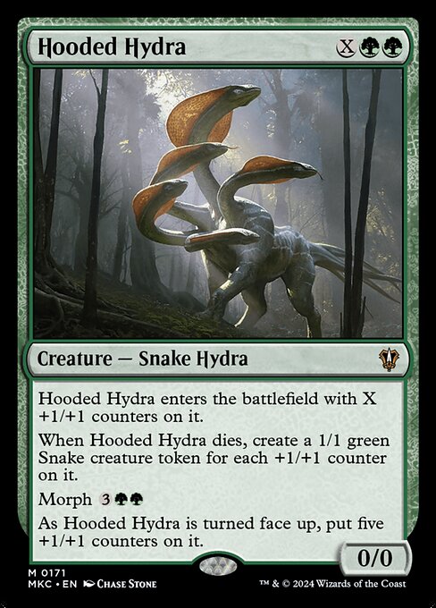 Hooded Hydra - Murders at Karlov Manor Commander Mythic Card