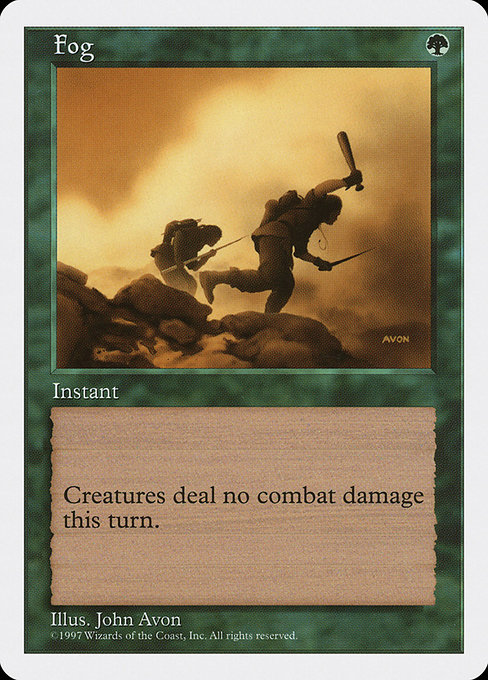Fog - Fifth Edition Common Card