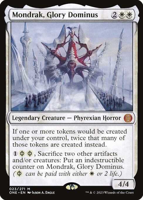 Mondrak, Glory Dominus - Phyrexia: All Will Be One Mythic Card
