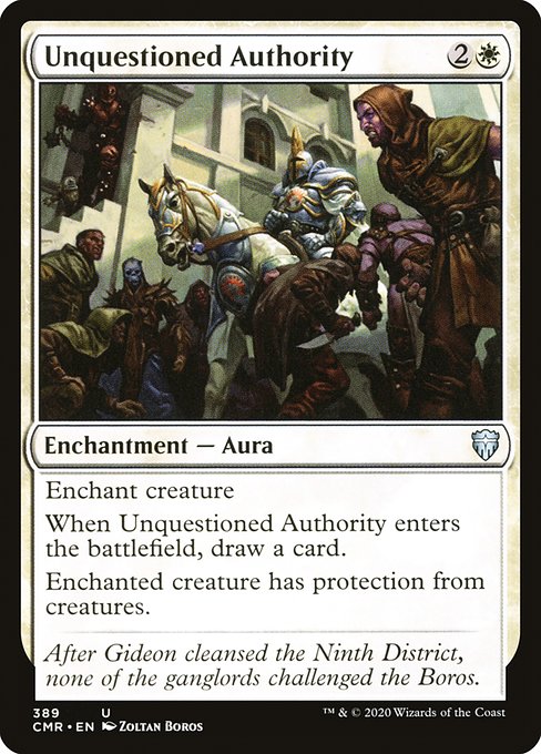 Unquestioned Authority - Commander Legends Uncommon Card