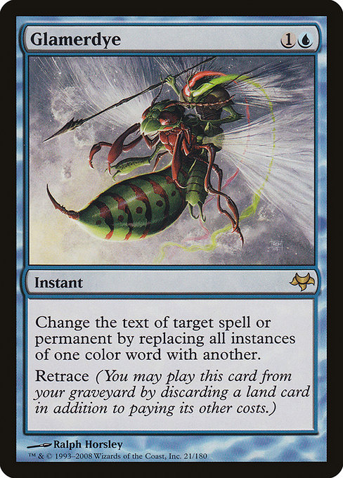 Glamerdye - Eventide Rare Card