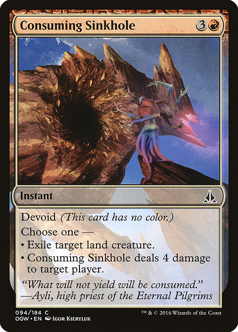Consuming Sinkhole - Oath of the Gatewatch Common Card