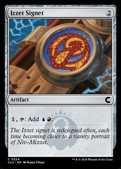 Izzet Signet - Ravnica: Clue Edition Common Card