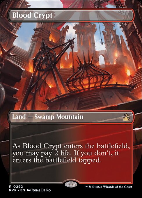 Blood Crypt - Ravnica Remastered Rare Card