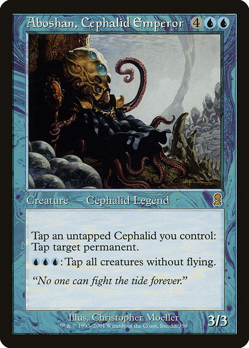 Aboshan, Cephalid Emperor - Odyssey Rare Card
