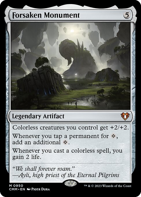 Forsaken Monument - Commander Masters Mythic Card