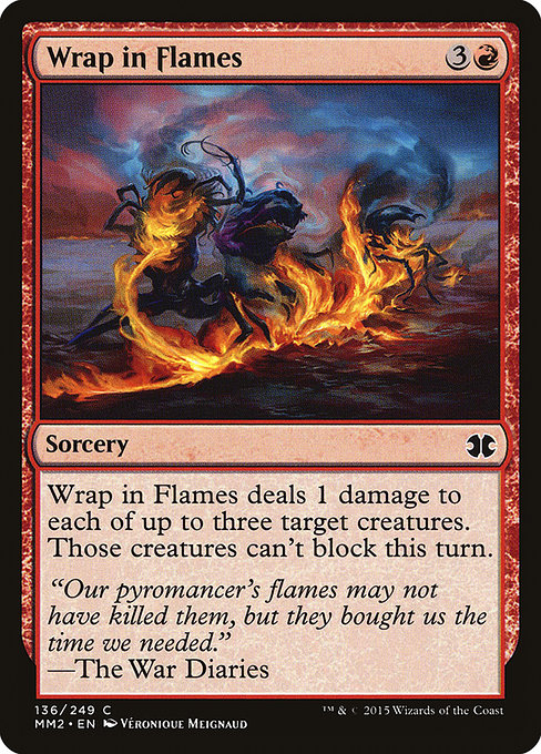 Wrap in Flames - Modern Masters 2015 Common Card