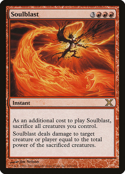 Soulblast - Tenth Edition Rare Card