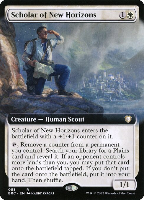 Scholar of New Horizons - The Brothers' War Commander Rare Card
