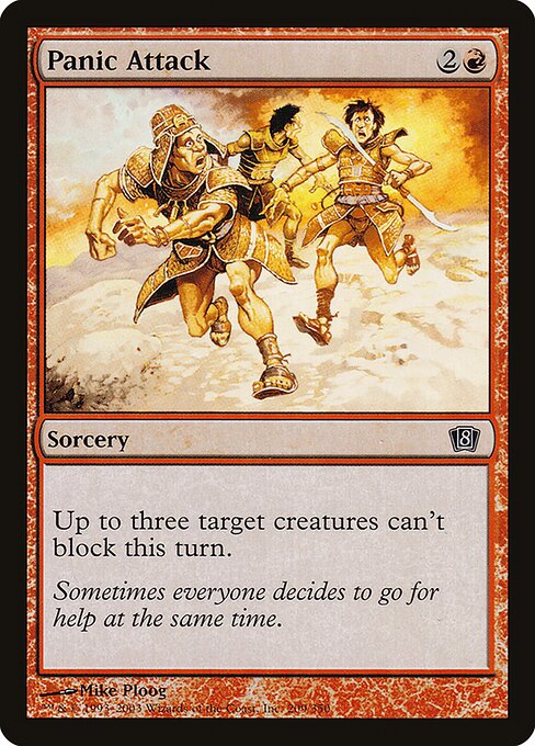Panic Attack - Eighth Edition Common Card