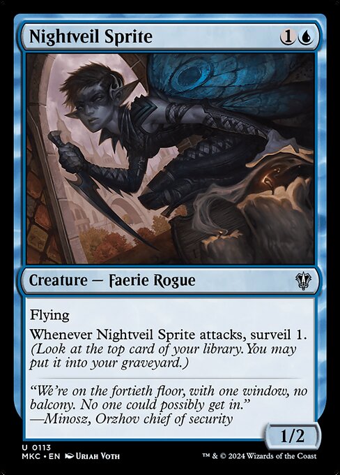 Nightveil Sprite - Murders at Karlov Manor Commander Uncommon Card