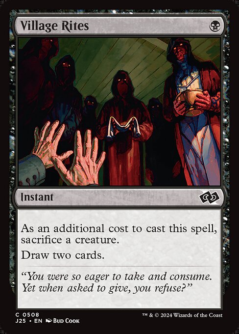 Village Rites - Foundations Jumpstart Common Card
