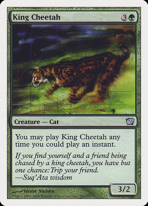 King Cheetah - Ninth Edition Uncommon Card