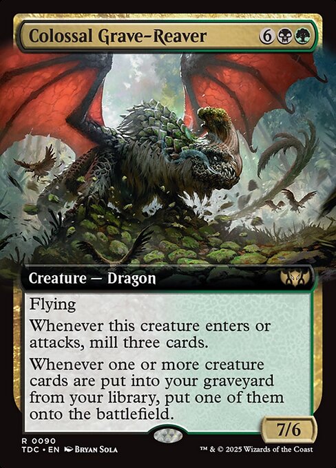 Colossal Grave-Reaver - Tarkir: Dragonstorm Commander Rare Card