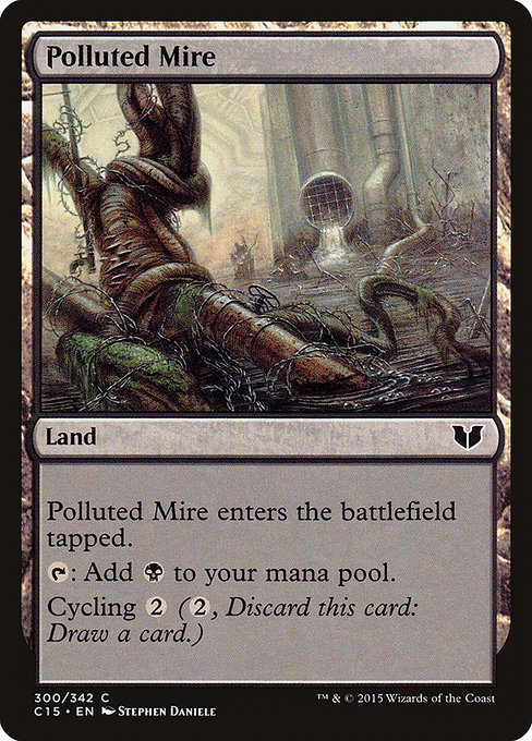Polluted Mire - Commander 2015 Common Card