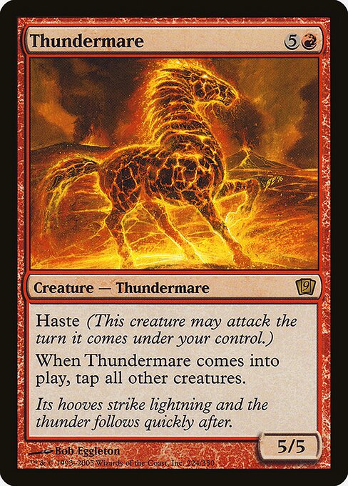Thundermare - Ninth Edition Rare Card