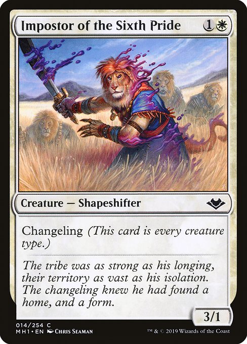 Impostor of the Sixth Pride - Modern Horizons Common Card