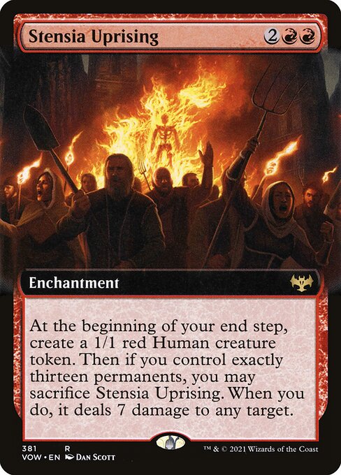 Stensia Uprising - Innistrad: Crimson Vow Rare Card