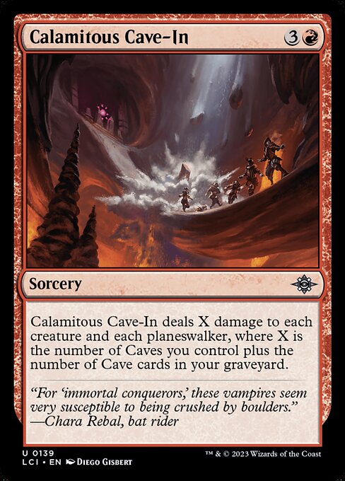 Calamitous Cave-In - The Lost Caverns of Ixalan Uncommon Card