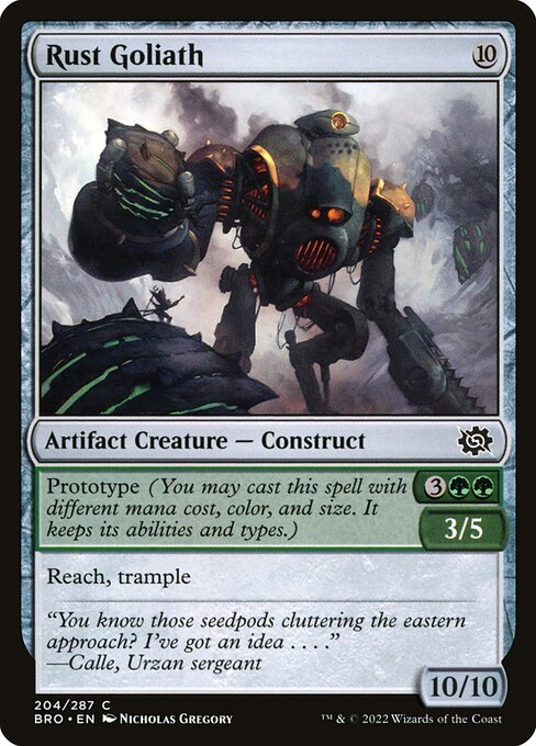 Rust Goliath - The Brothers' War Common Card