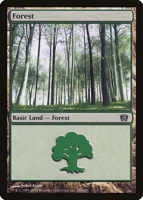 Forest - Eighth Edition Common Card