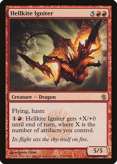 Hellkite Igniter - Mirrodin Besieged Rare Card