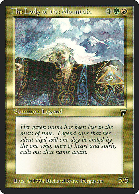 The Lady of the Mountain - Legends Uncommon Card