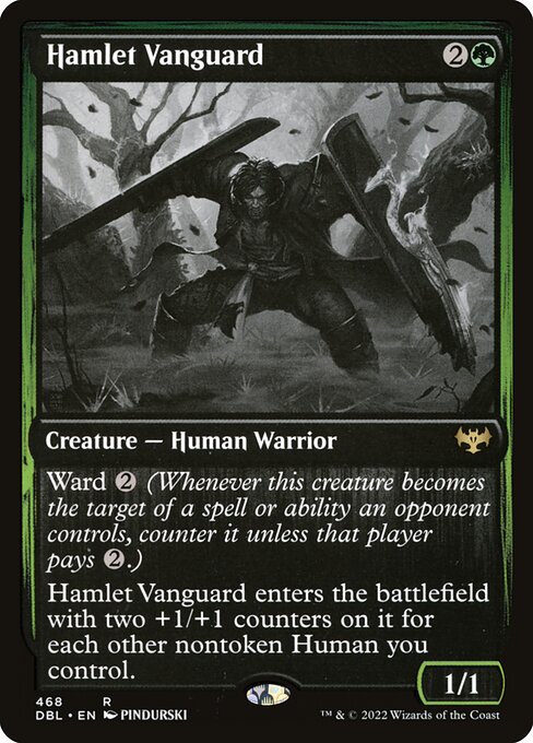 Hamlet Vanguard - Innistrad: Double Feature Rare Card