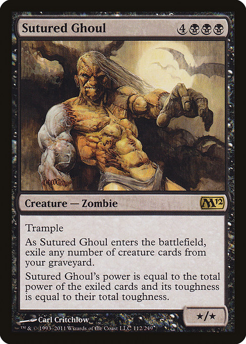 Sutured Ghoul - Magic 2012 Rare Card