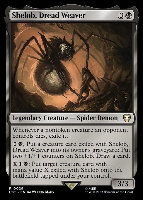 Shelob, Dread Weaver - Tales of Middle-earth Commander Rare Card