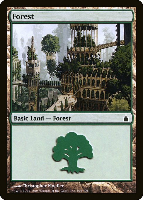 Forest - Ravnica: City of Guilds Common Card