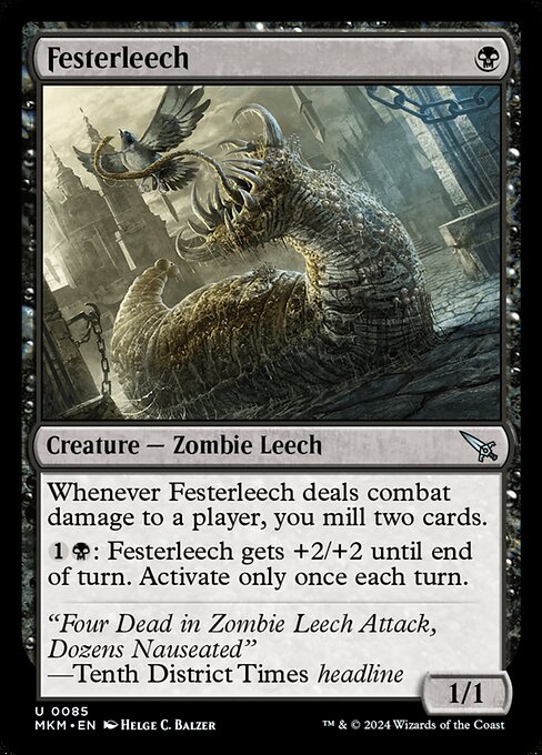 Festerleech - Murders at Karlov Manor Uncommon Card
