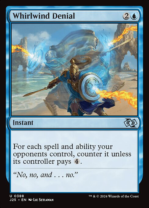 Whirlwind Denial - Foundations Jumpstart Uncommon Card