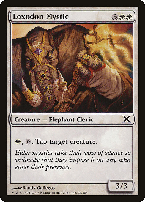 Loxodon Mystic - Tenth Edition Common Card