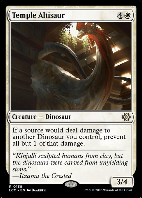 Temple Altisaur - The Lost Caverns of Ixalan Commander Rare Card
