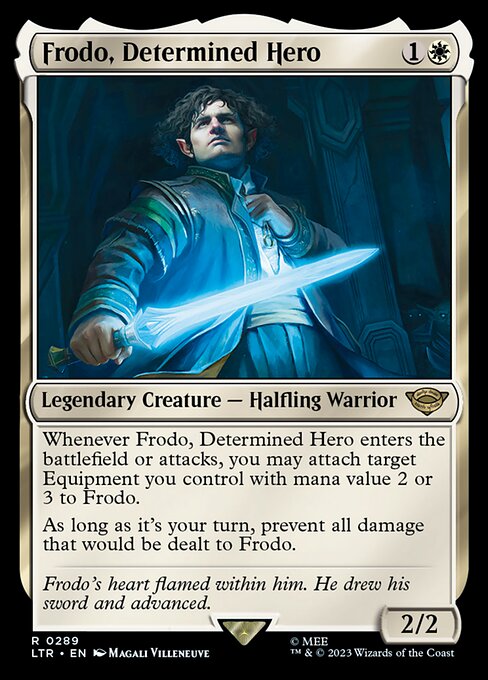 Frodo, Determined Hero - The Lord of the Rings: Tales of Middle-earth Rare Card