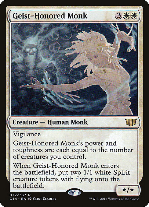 Geist-Honored Monk - Commander 2014 Rare Card