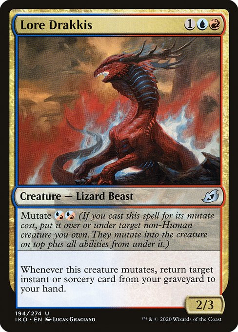 Lore Drakkis - Ikoria: Lair of Behemoths Uncommon Card