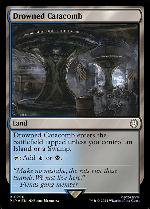 Drowned Catacomb - Fallout Rare Card