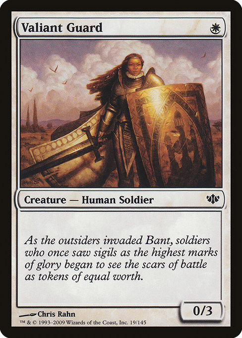 Valiant Guard - Conflux Common Card