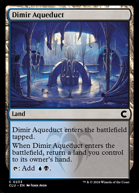 Dimir Aqueduct - Ravnica: Clue Edition Common Card