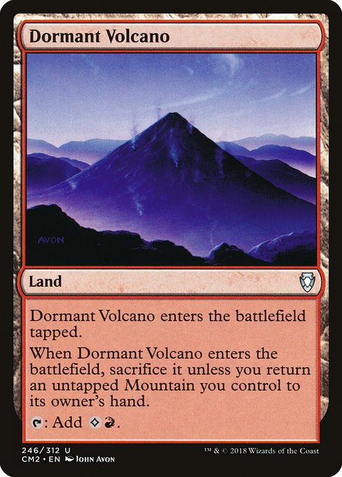 Dormant Volcano - Commander Anthology Volume II Uncommon Card