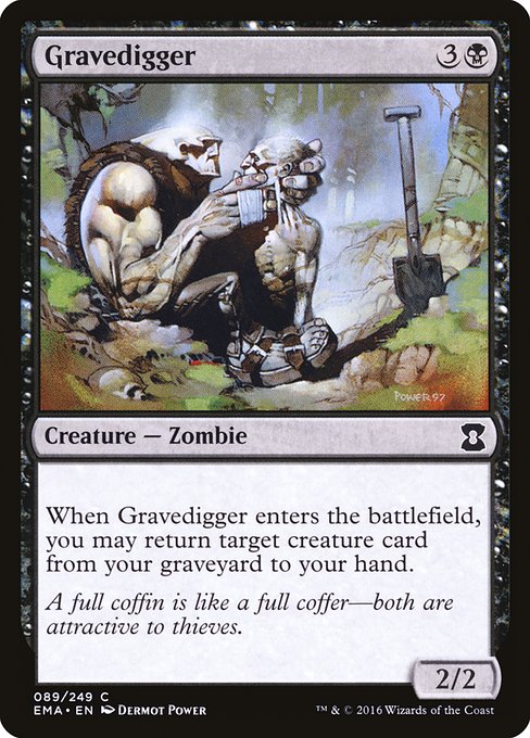 Gravedigger - Eternal Masters Common Card