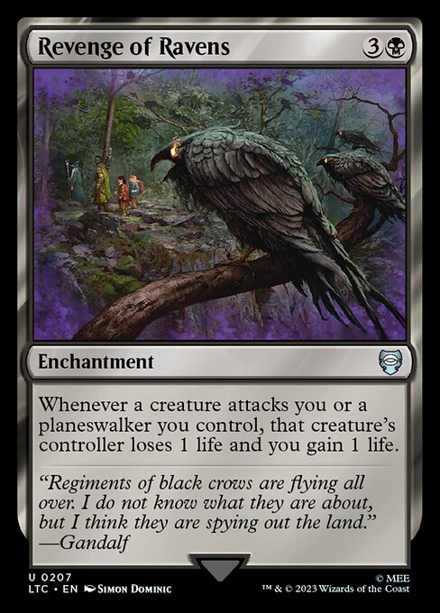 Revenge of Ravens - Tales of Middle-earth Commander Uncommon Card