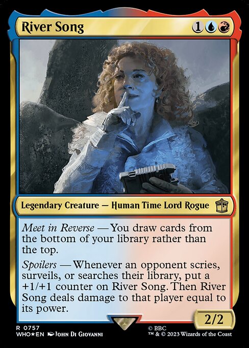 River Song - Doctor Who Rare Card